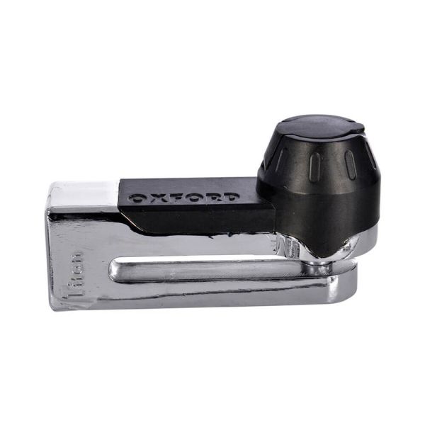 Мото замок на диск Oxford Titan Chrome Disc-Lock & Pouch
