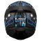 Мотошолом LS2 FF808 Stream 2 Galdam Matt Black Blue