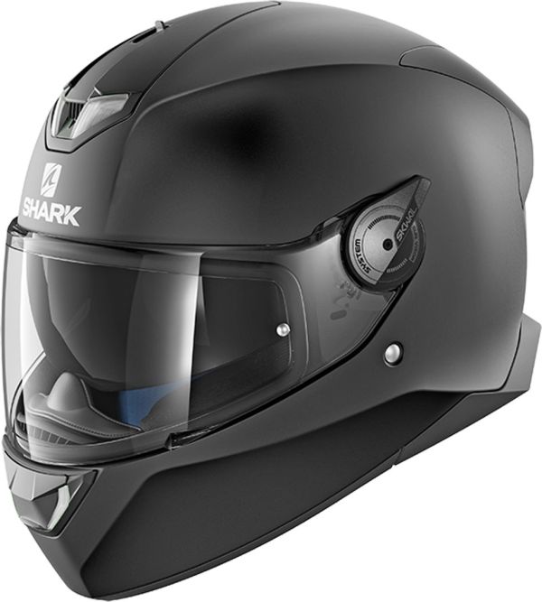 Мотошолом Shark Skwal 2 Matt Black (White Led)