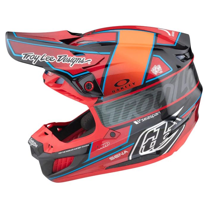 Мотошолом TLD SE5 Carbon Helmet [Team Red]