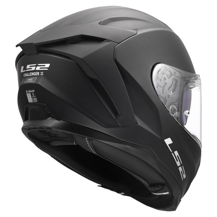 Мотошолом LS2 FF817 Challenger 2 Solid Matt Black