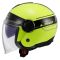 Мотошолом відкритий LS2 OF620 Classy Classic Black Hi-Vis Yellow