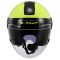 Мотошолом відкритий LS2 OF620 Classy Classic Black Hi-Vis Yellow