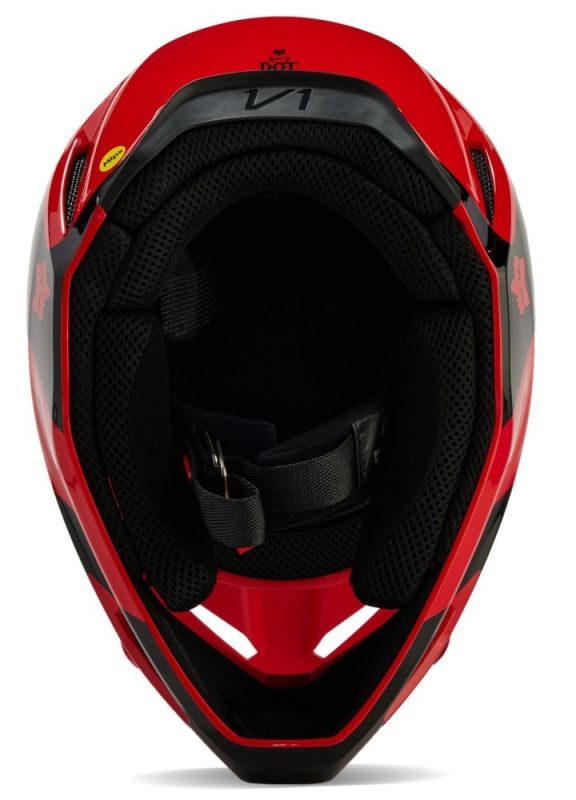 Мотошолом Fox V1 Streak Helmet Flo Red