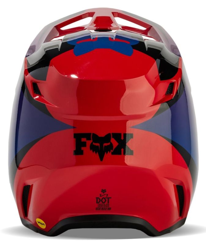 Мотошолом Fox V1 Streak Helmet Flo Red