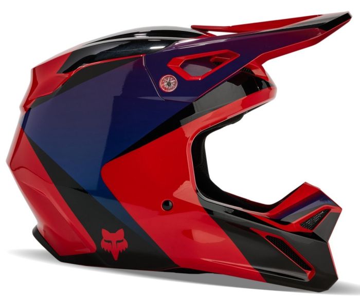 Мотошолом Fox V1 Streak Helmet Flo Red