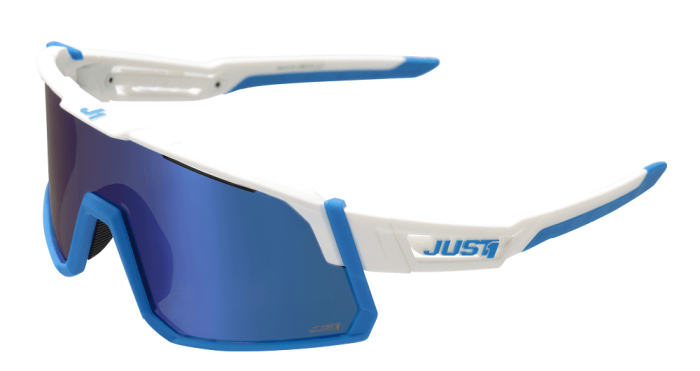 Окуляри Just1 Sniper White-Blue With Blue Mirror Lens