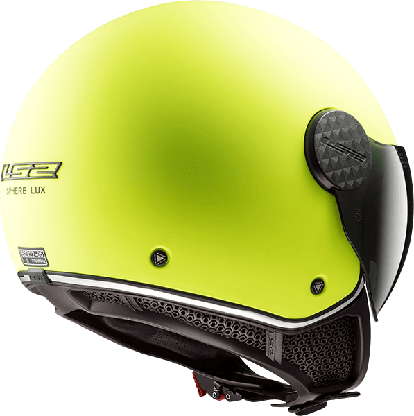Мотошолом LS2 OF558 Sphere Lux Matt Hi-Vis Yellow