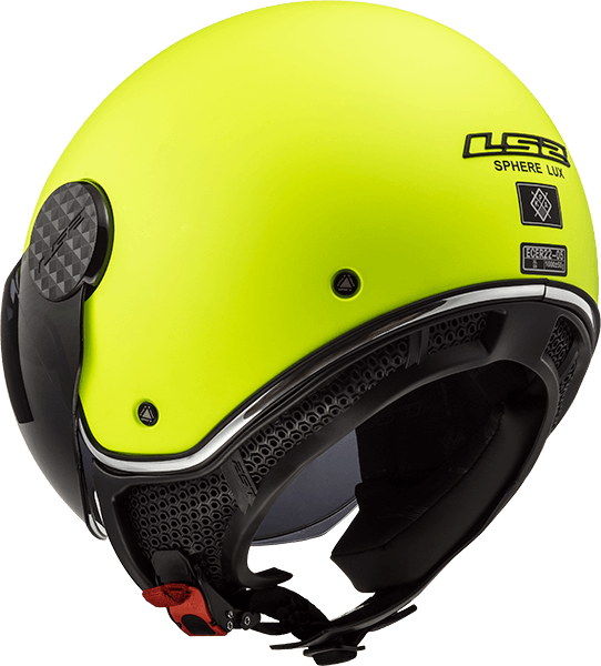 Мотошолом LS2 OF558 Sphere Lux Matt Hi-Vis Yellow