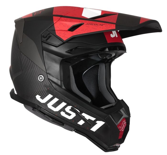 Мотошолом Just1 J22 Adrenaline Red Carbon Matt