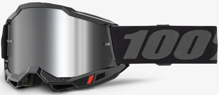 Дитячі Окуляри 100% Accuri 2 Youth Goggle Black - Mirror Silver Lens