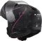 Мотошолом LS2 FF908 Strobe 2 Lux Matt Black Pink