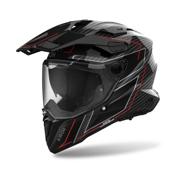 Шолом AIROH COMMANDER 2 CARBON stylish gloss