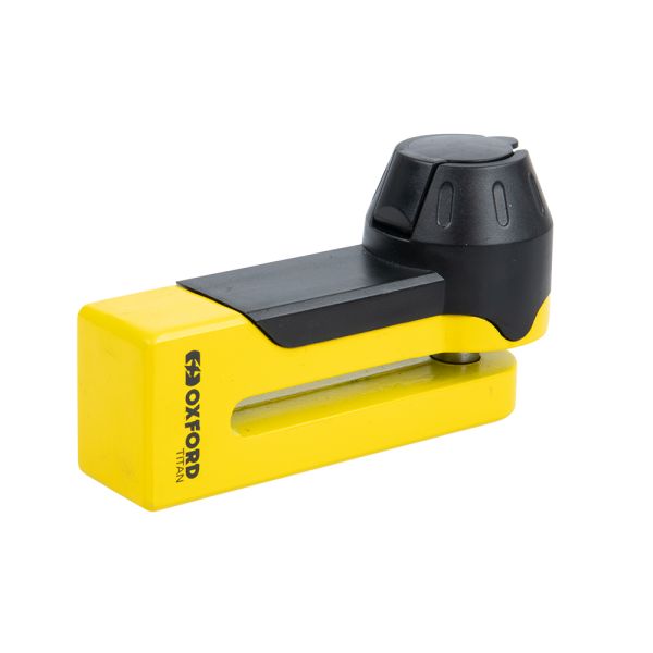 Замок Oxford Titan 10mm Pin Disc Lock Yellow incl. Pouch