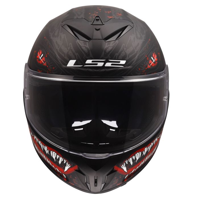 Мотошолом LS2 FF820 Rapid 3 Kaiju Black Red White