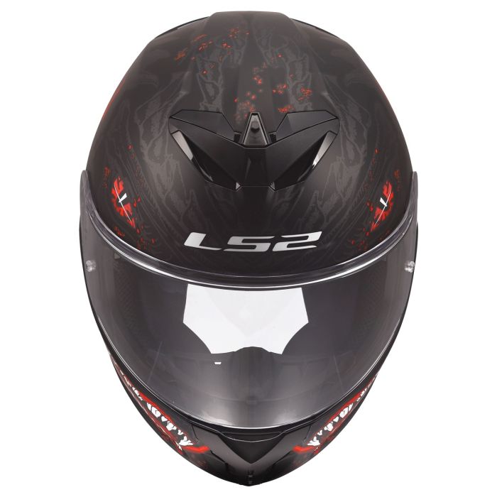 Мотошолом LS2 FF820 Rapid 3 Kaiju Black Red White