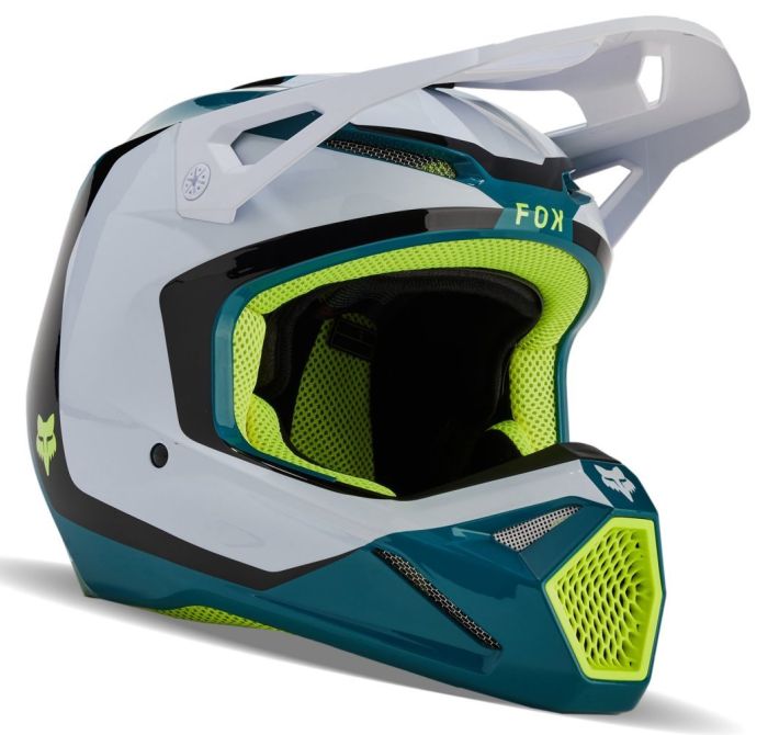 Мотошолом Fox V1 Nitro Helmet Maui Blue
