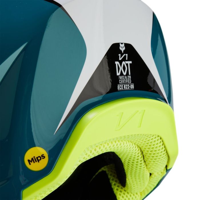 Мотошолом Fox V1 Nitro Helmet Maui Blue
