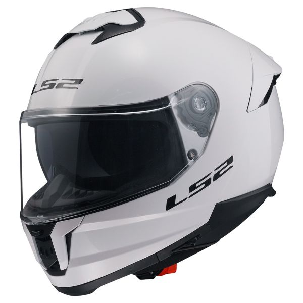 Мотошолом LS2 FF808 Stream 2 Solid Gloss White