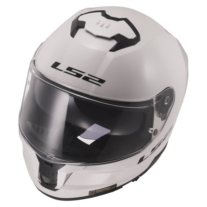 Мотошолом LS2 FF808 Stream 2 Solid Gloss White
