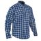 Мото куртка (сорочка) Oxford Kickback Shirt Checker Blue / White