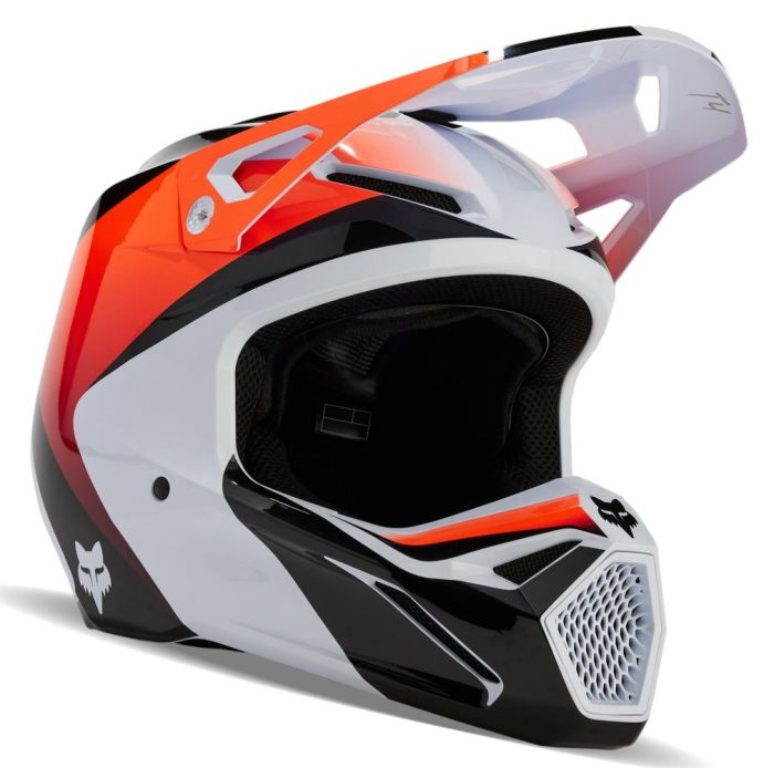 Мотошолом Fox V1 Streak Helmet White