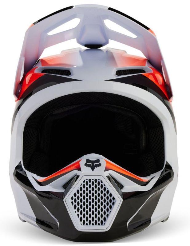 Мотошолом Fox V1 Streak Helmet White