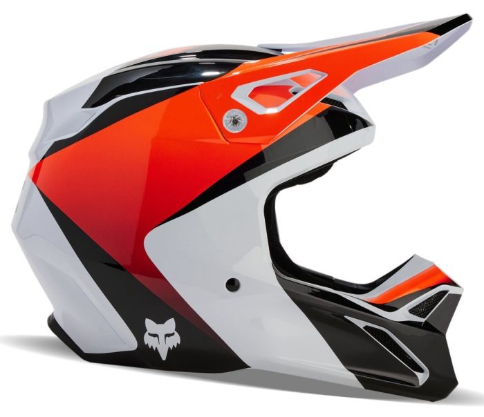 Мотошолом Fox V1 Streak Helmet White