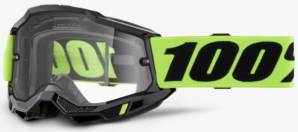Окуляри 100% Accuri 2 Enduro Goggle Neon Yellow - Clear Dual Lens