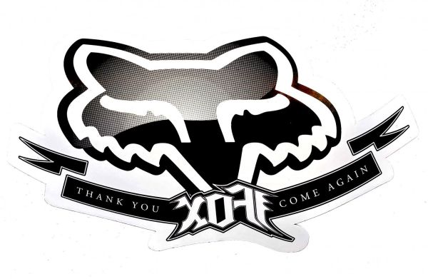 Наліпка Fox Authorized Dealer Window Black
