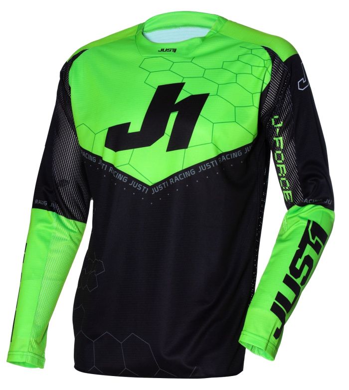 Джерсі Just1 Jersey J-force Hexa Green Fluo Black