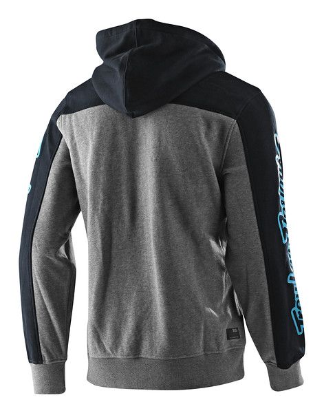 Худі TLD Block Signature PO Hoodie [Gray Heather/Blue]