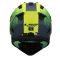 Мотошолом LS2 MX708 Fast 2 Duck Matt Hi-Vis Green Hi-Vis Yellow