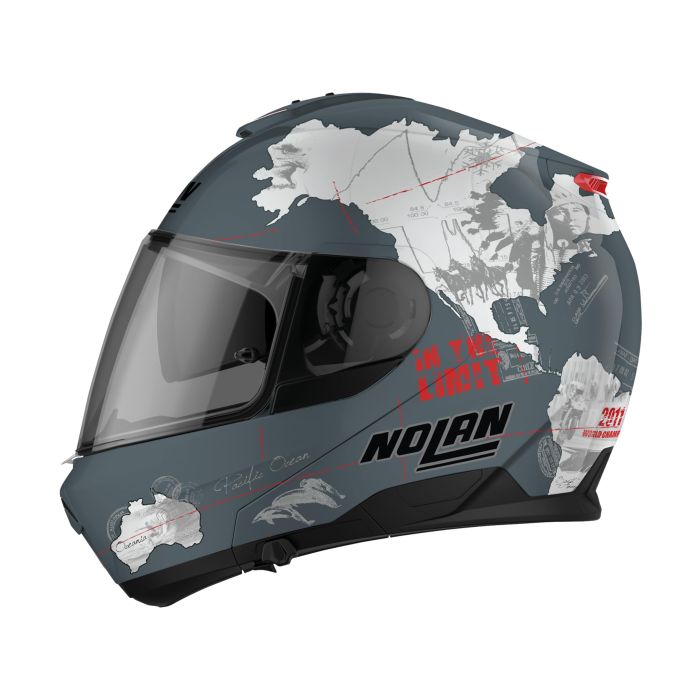 Шолом Nolan N100-6 LEGEND CHECA N-COM