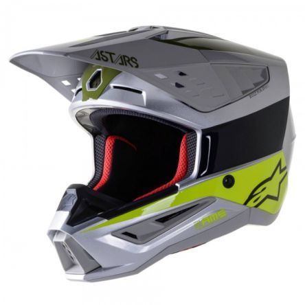 Мотошолом ALPINESTARS SM5 BOND SILVER GLOSS