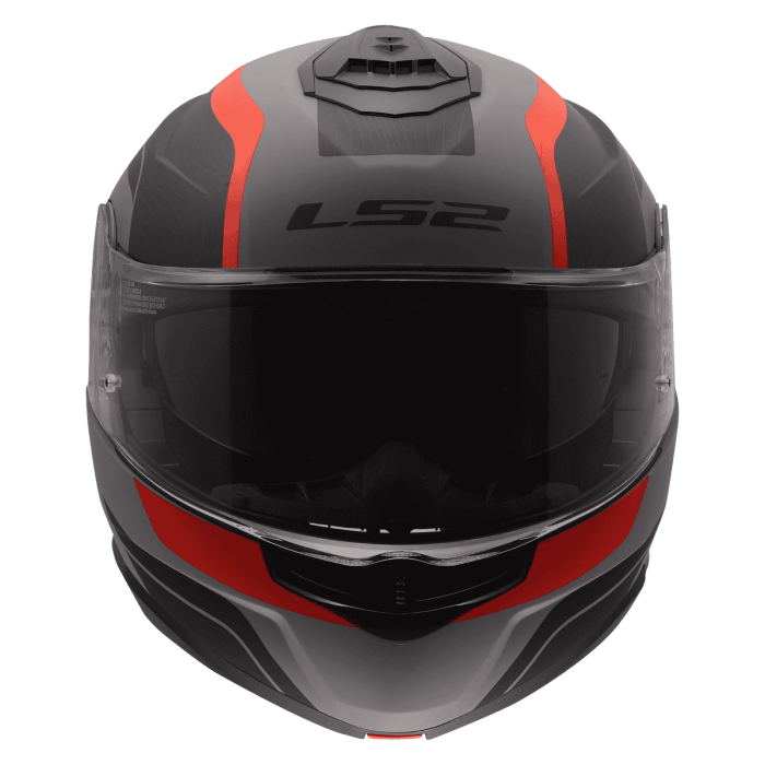 Мотошолом LS2 FF908 Strobe 2 Monza Black Grey Red