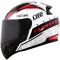 Мотошолом LS2 FF353 Rapid Thunder Gloss White Black Red