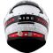 Мотошолом LS2 FF353 Rapid Thunder Gloss White Black Red