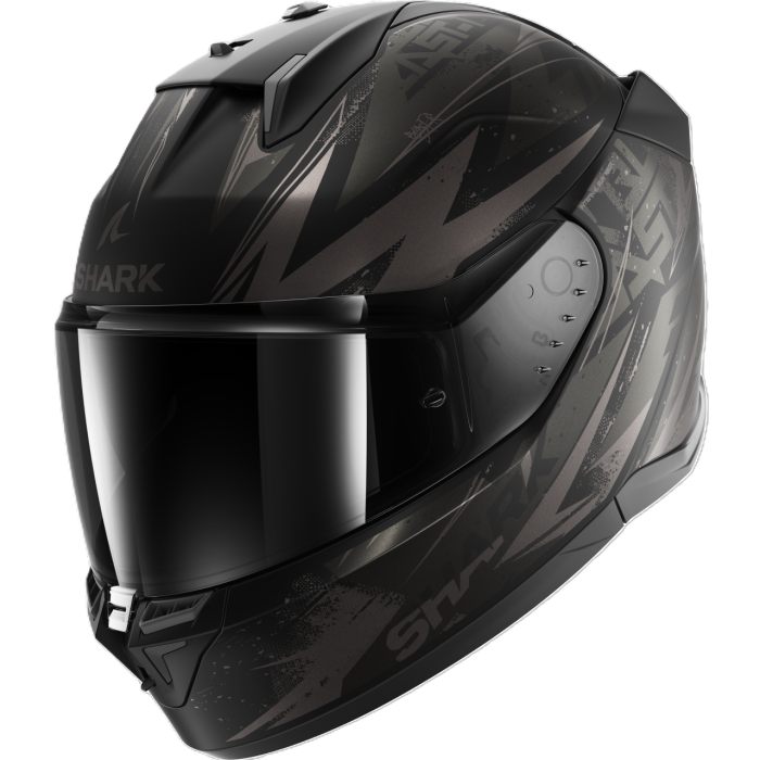 Мотошолом Shark D-Skwal 3 Blast-R Mat Black Grey