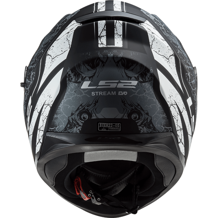 Мотошолом LS2 FF320 Stream Evo Throne Black Titanium