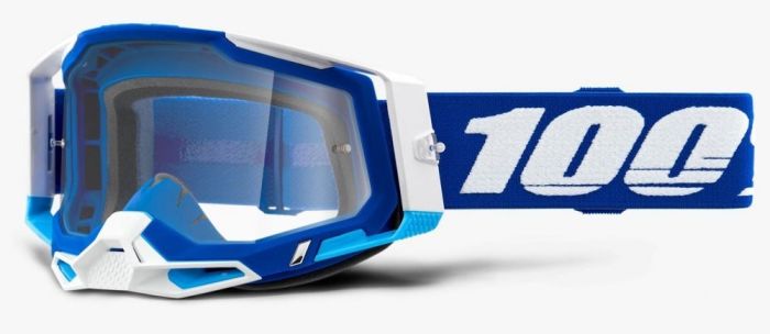 Окуляри 100% Racecraft 2 Goggle Blue - Clear Lens
