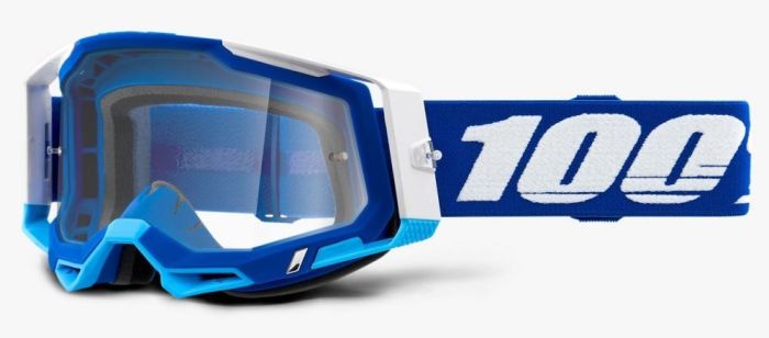 Окуляри 100% Racecraft 2 Goggle Blue - Clear Lens