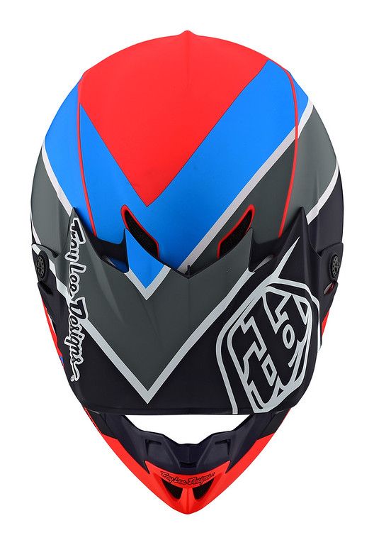 Мотошолом TLD SE4 POLYACRYLITE [BETA ORANGE / NAVY]
