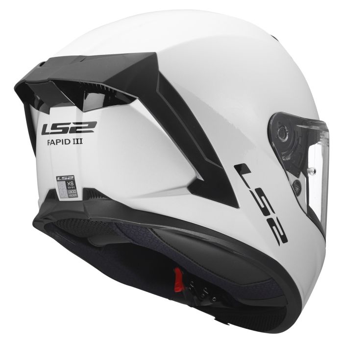 Мотошолом LS2 FF820 Rapid 3 Solid Gloss White