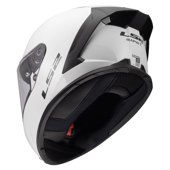 Мотошолом LS2 FF820 Rapid 3 Solid Gloss White
