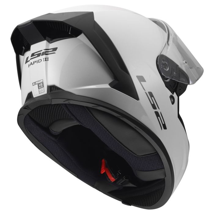Мотошолом LS2 FF820 Rapid 3 Solid Gloss White
