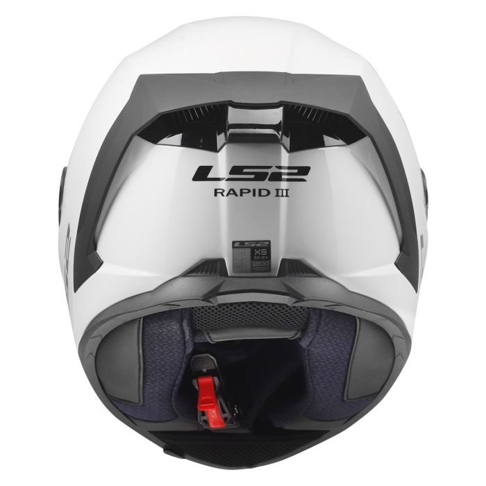 Мотошолом LS2 FF820 Rapid 3 Solid Gloss White