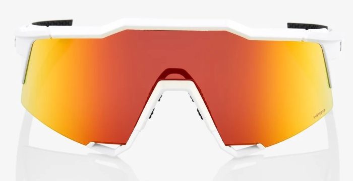 Окуляри Ride 100% Speedcraft - Soft Tact Off White - Hiper Red Multilayer Mirror Lens