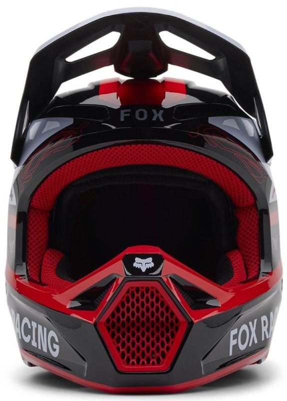 Шолом Fox Yth V1 Helmet - Race Spec Flo Red