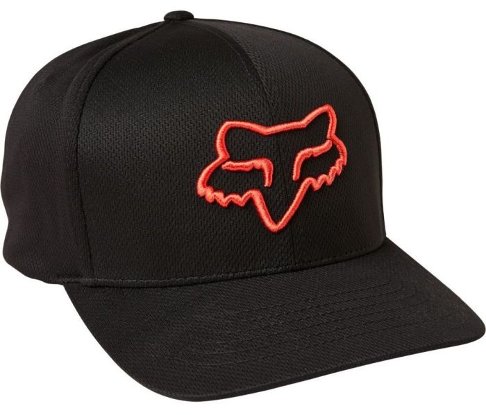 Кепка Fox Lithotype Flexfit 2.0 Hat Black/red